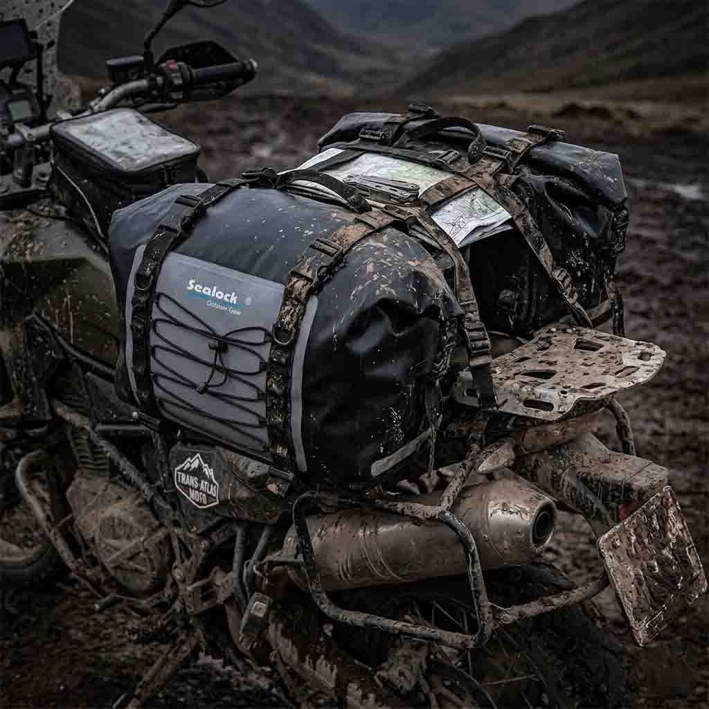 Motozikleta iragazgaitzaren poltsarik onena: ADV paketatzea eta uhalaren fisikoa