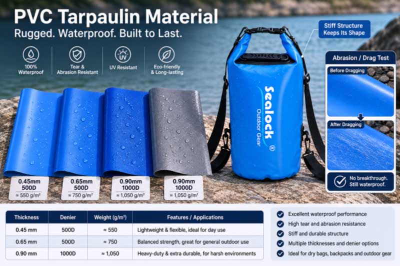 PVC Dry Bags: kostua, errendimendua eta fabrikazio aplikazioak