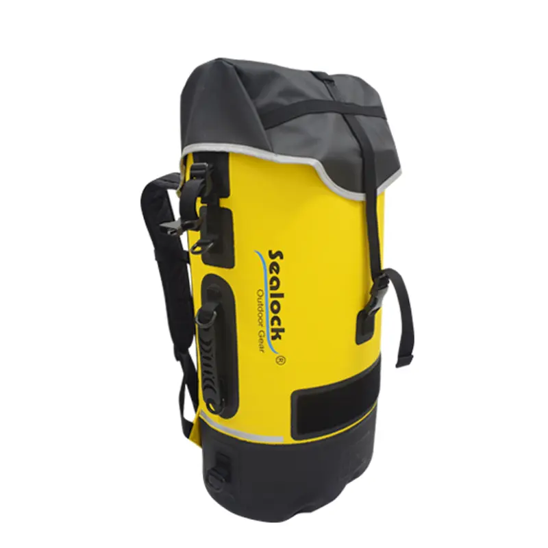45L / 55L / 65L IPX8 Espeleologia Motxila Iragazgaitza Goma Naturaleko Zigiluarekin